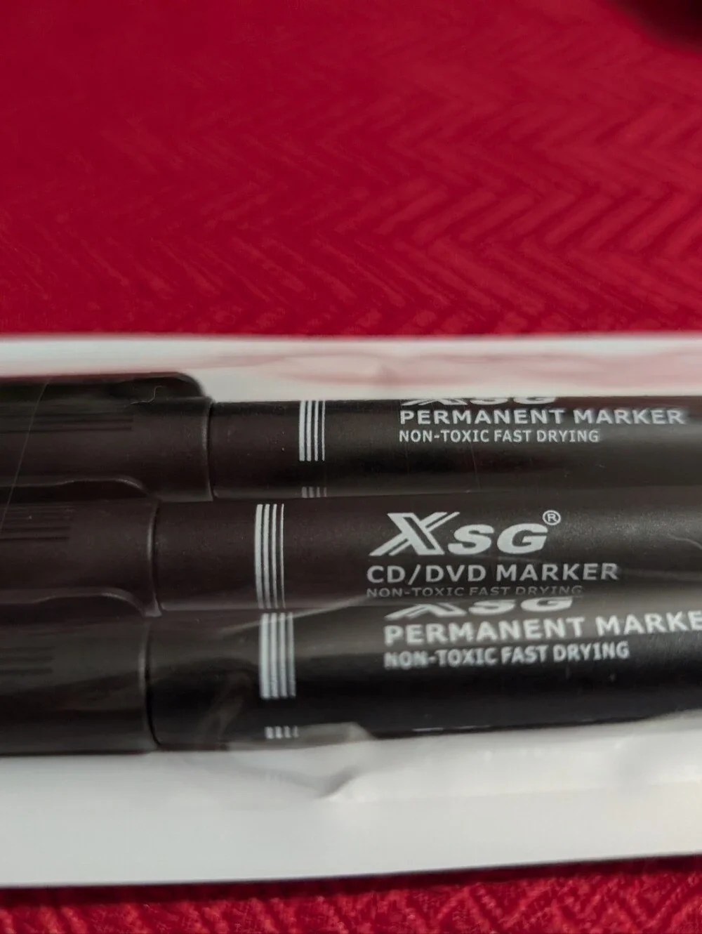Marker Black Permanent Markers - Set of 3